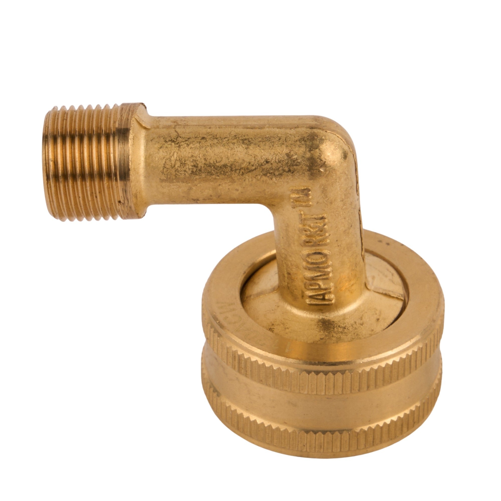 OD Tube Brass Dishwasher Elbow 3/8" OD x 3/4" FHT