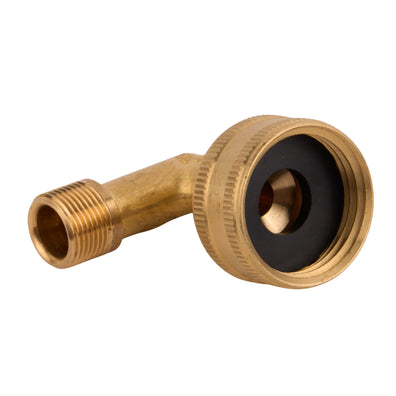 OD Tube Brass Dishwasher Elbow 3/8" OD x 3/4" FHT
