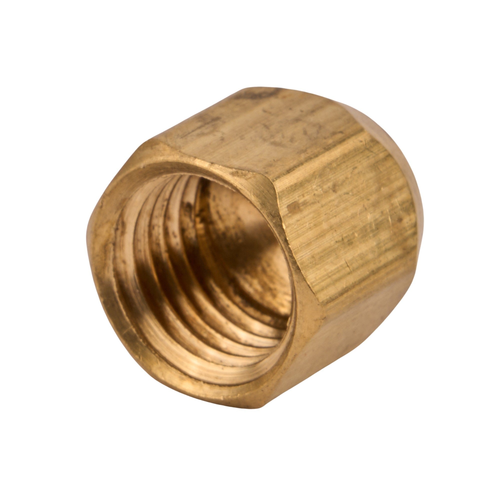 Brass Flare Cap 1/4" OD