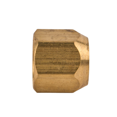 Brass Flare Cap 1/4" OD