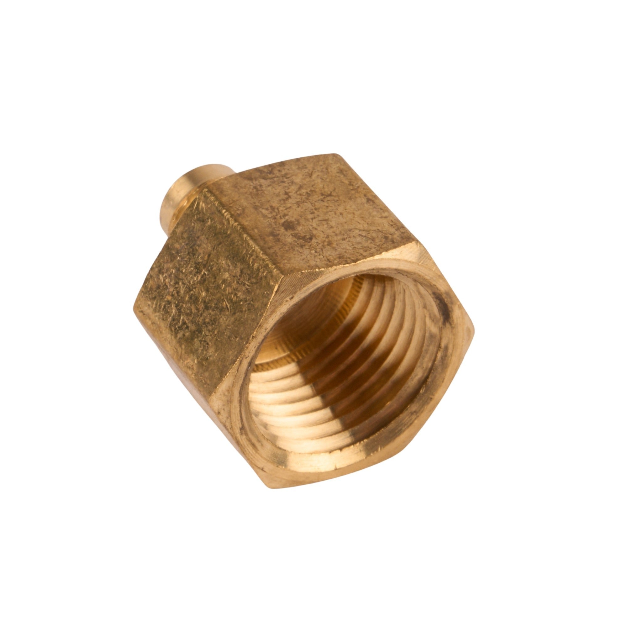 Brass Flare Female Half Union 1/4" OD x 1/2" FIP