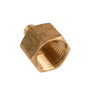 Brass Flare Female Half Union 1/4" OD x 1/2" FIP