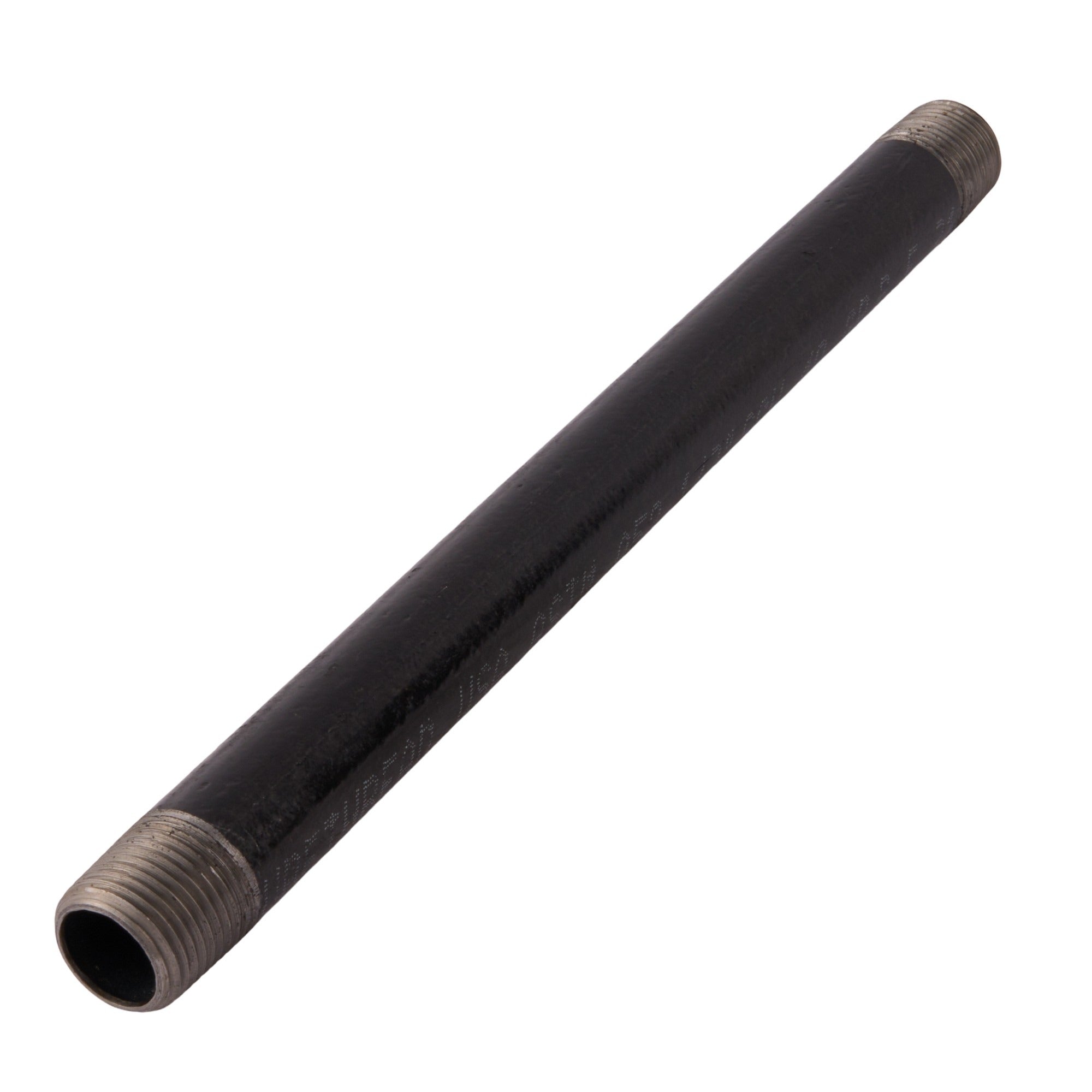 1/2" x 10" Black Nipple - APEX Supply Co.