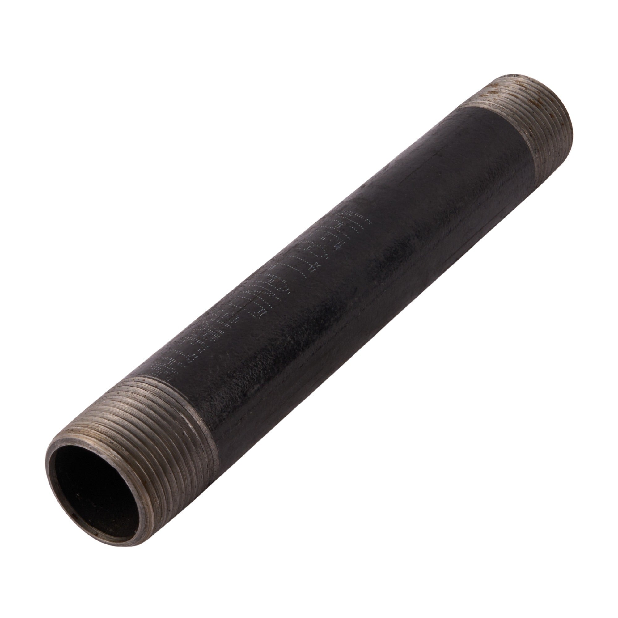 1" x 8" Black Nipple - APEX Supply Co.