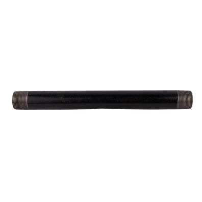1" x 12" Black Nipple 1" x 12"