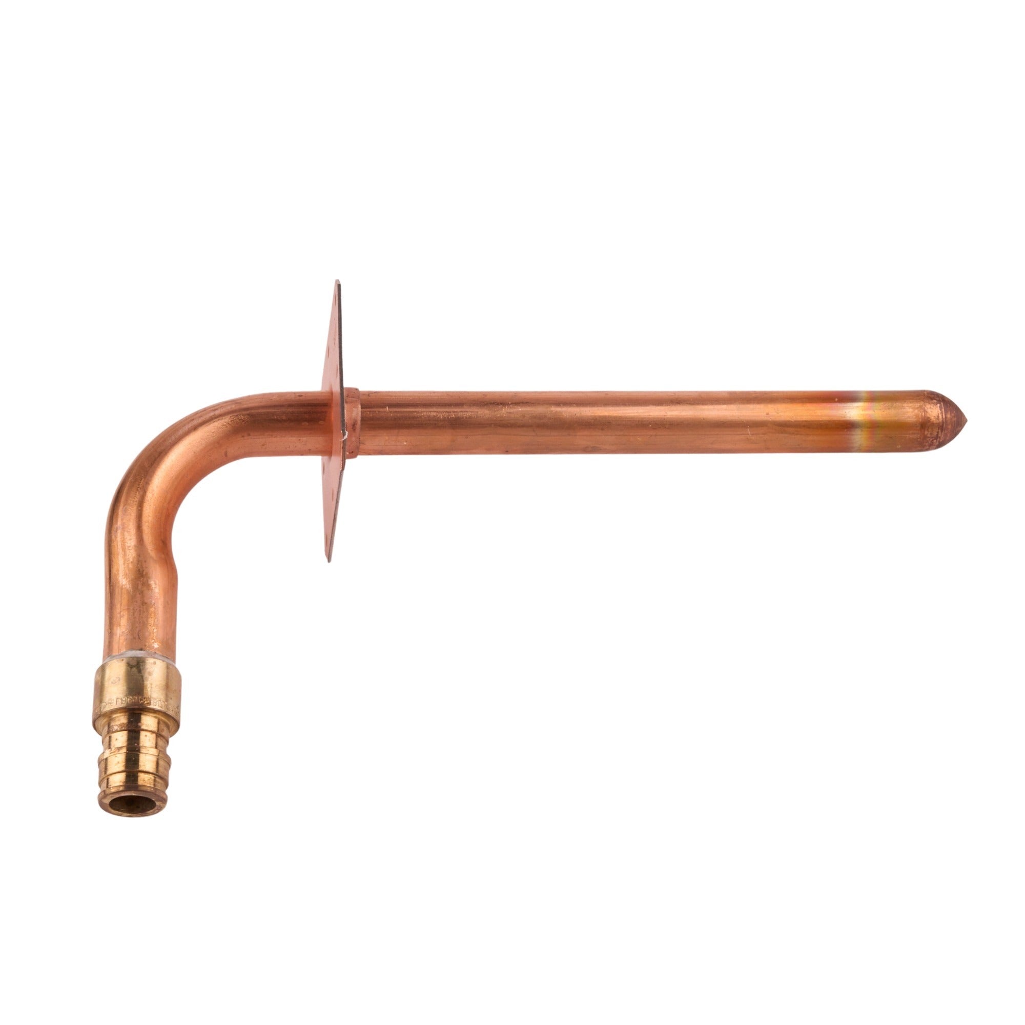 Sioux Chief Expansion PEX Crimp Copper Stub Out Elbow (4" x 8") (Lead Free) 1/2"