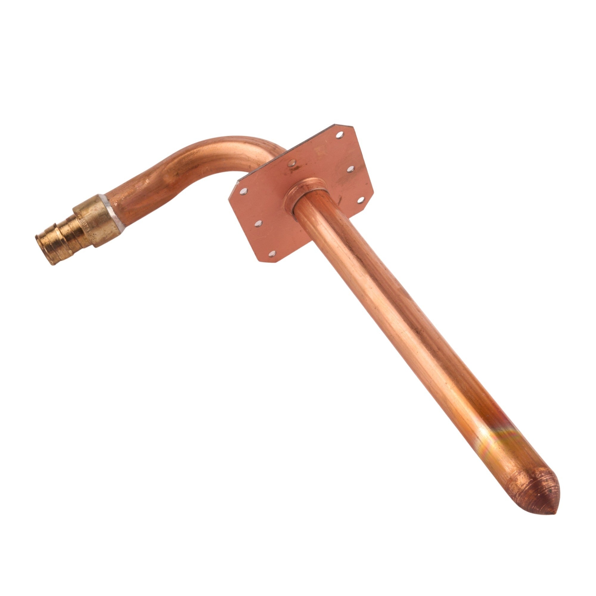 Sioux Chief Expansion PEX Crimp Copper Stub Out Elbow (4" x 8") (Lead Free) - APEX Supply Co.