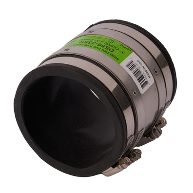 Shear Banded Flexible Coupling (Cast Iron-PVC) 3"