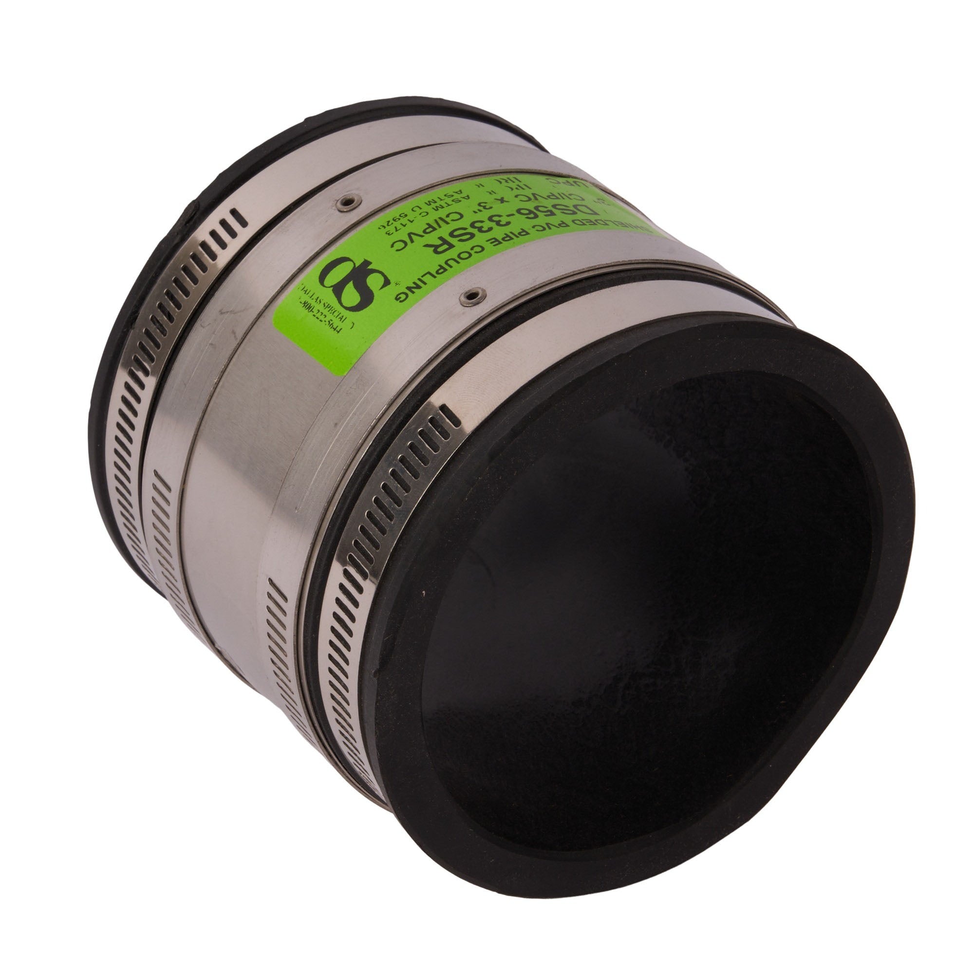 Shear Banded Flexible Coupling (Cast Iron-PVC) 3"