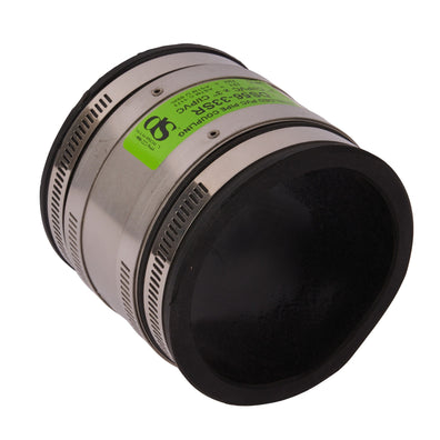 Shear Banded Flexible Coupling (Cast Iron-PVC) 3"