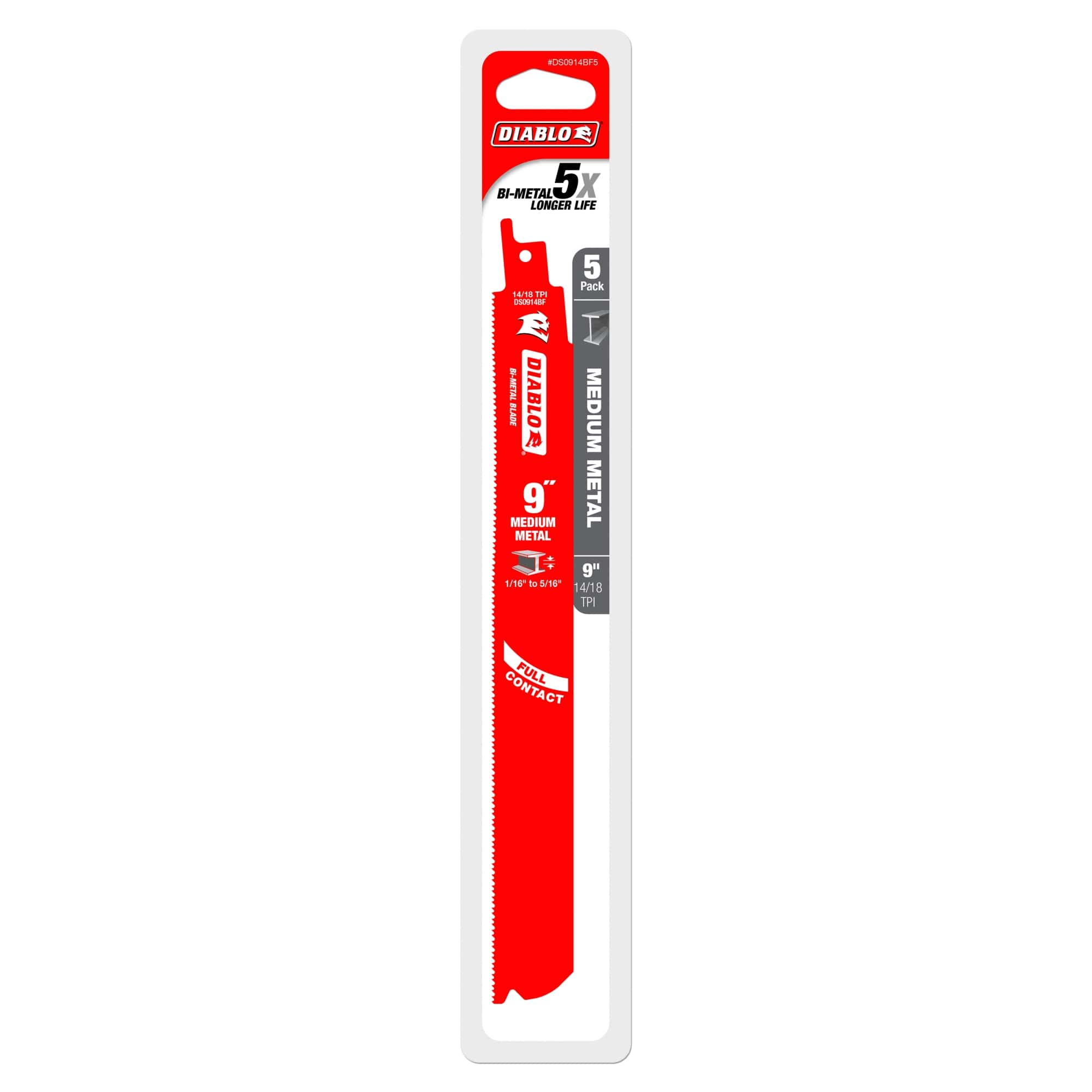 Diablo 9"Steel Demon Metal Cutting Blade 14/18Tpi