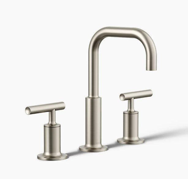 Kohler Purist 1.2 GPM Widespread Bathroom Faucet with Pop - Up Drain Assembly - APEX Supply Co.