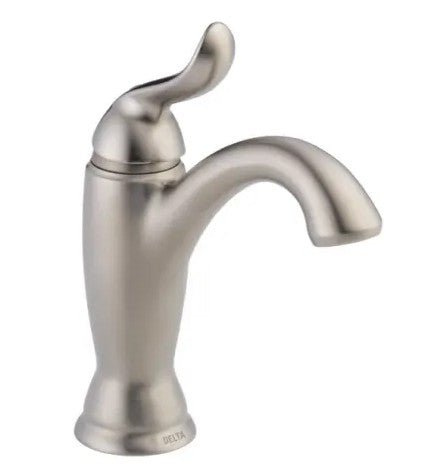 Delta Linden Single Hole Bathroom Faucet with Pop - Up Drain Assembly and Optional Base Plate - Limited Lifetime Warranty - APEX Supply Co.
