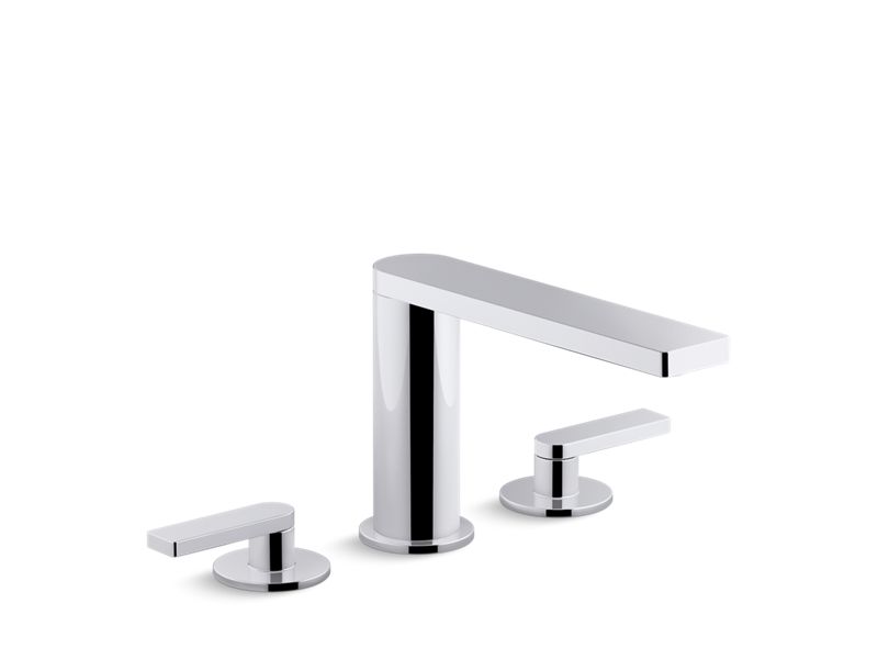 Kohler Composed Widespread Bathroom Faucet with Lever Handles - Pop Up Included - APEX Supply Co.