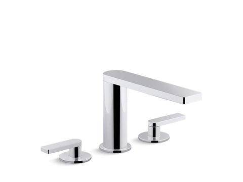 Kohler Composed Widespread Bathroom Faucet with Lever Handles - Pop Up Included - APEX Supply Co.