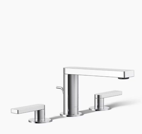 Kohler Composed Widespread Bathroom Faucet with Lever Handles - Pop Up Included - APEX Supply Co.