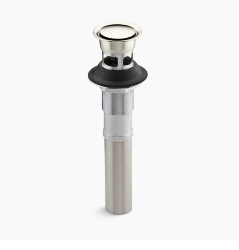 K - 7124 - A - Sn Kohler Pop Up Drain With Overflow Polished Nickel - APEX Supply Co.