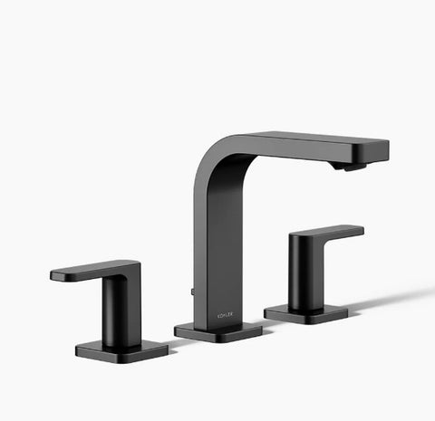Kohler Parallel Widespread Bathroom Faucet with Pop - Up Drain Assembly - APEX Supply Co.