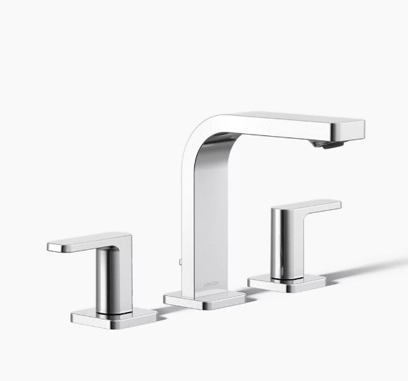 Kohler Parallel Widespread Bathroom Faucet with Pop - Up Drain Assembly - APEX Supply Co.