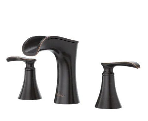 Pfister Jaida 1.2 GPM Widespread Waterfall Bathroom Faucet with Pop - Up Drain Assembly - APEX Supply Co.