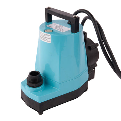5-ASP 1/6 HP, 1200 GPH - Submersible Utility Pump w/ Piggyback Diaphragm Switch & 10 ft. Power Cord