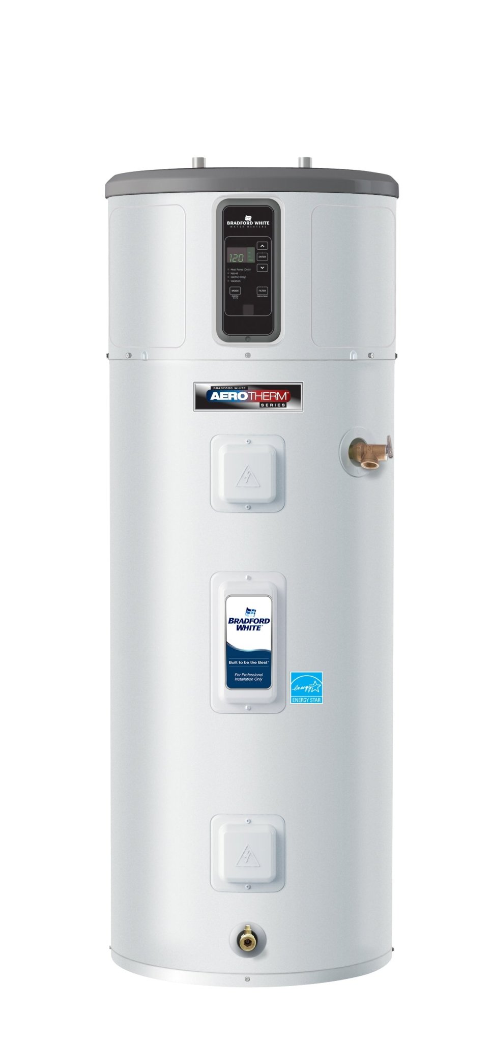 Bradford White 50 Gallon Electric Aerotherm Heat Pump Water Heater - APEX Supply Co.