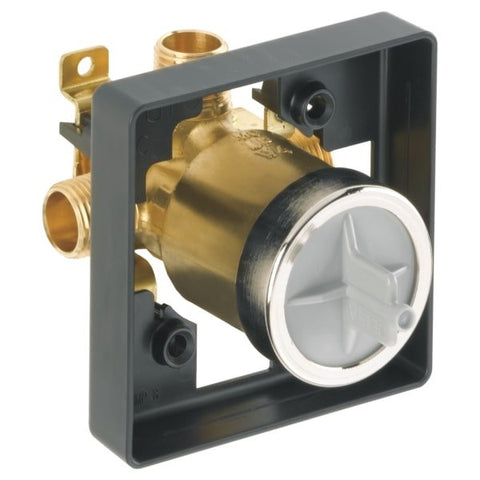 Delta Universal Mixing Rough - In Valve with 1/2" NPT Male thread with 1/2" C.W.T Female Sweat - Shower Only, No Tub Outlet - APEX Supply Co.