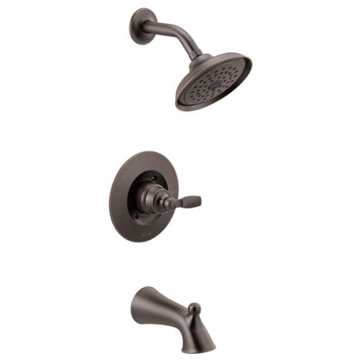 Delta Woodhurst Tub and Shower Trim Package with 1.75 GPM Single Function Shower Head - APEX Supply Co.