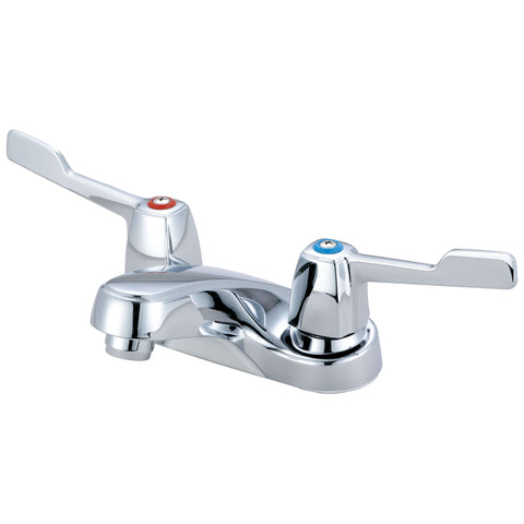 Olympia Faucets Elite 1.2 GPM Centerset Bathroom Faucet with ADA Wrist Blade Handles - APEX Supply Co.