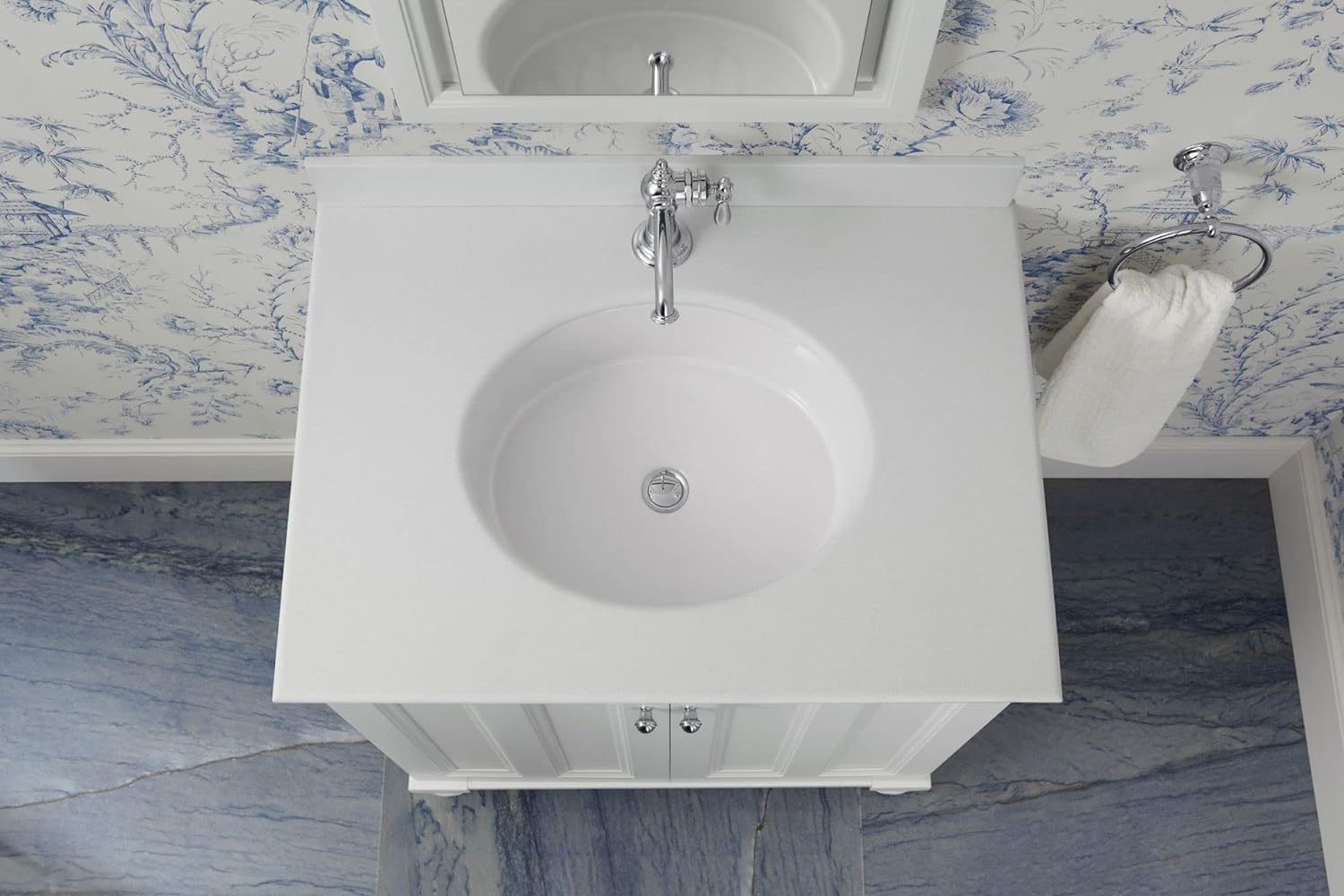 Kohler Verticyl 17" Undermount Bathroom Sink with Overflow - APEX Supply Co.