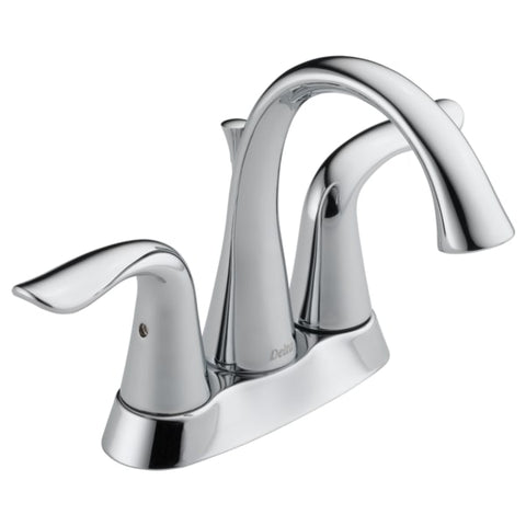 Delta Lahara Centerset Bathroom Faucet with Pop - Up Drain Assembly - Limited Lifetime Warranty - APEX Supply Co.