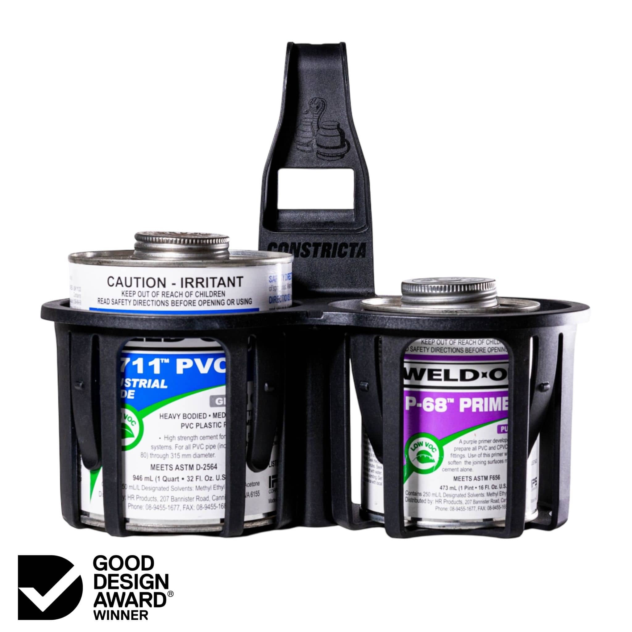 Constricta Multi Pot Grip - Glue & Primer Caddy by Rebend Industries