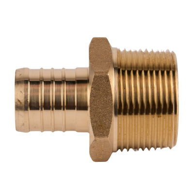 Zurn PEX Brass Male Threaded Adapter Crimp x MNPT (Lead Free) 1-1/4"