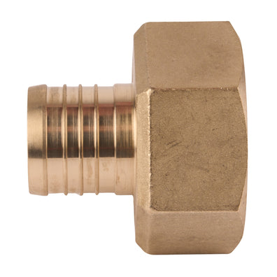 Zurn PEX Crimp Brass Female Threaded Adapter Crimp x FNPT (Lead Free) 1-1/2"