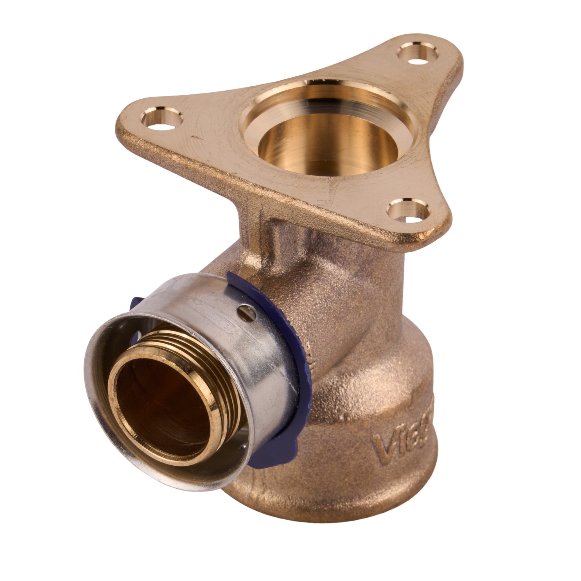 Viega Press Bronze Drop Ear 90° Elbow Press x FPT (Lead Free) 3/4"