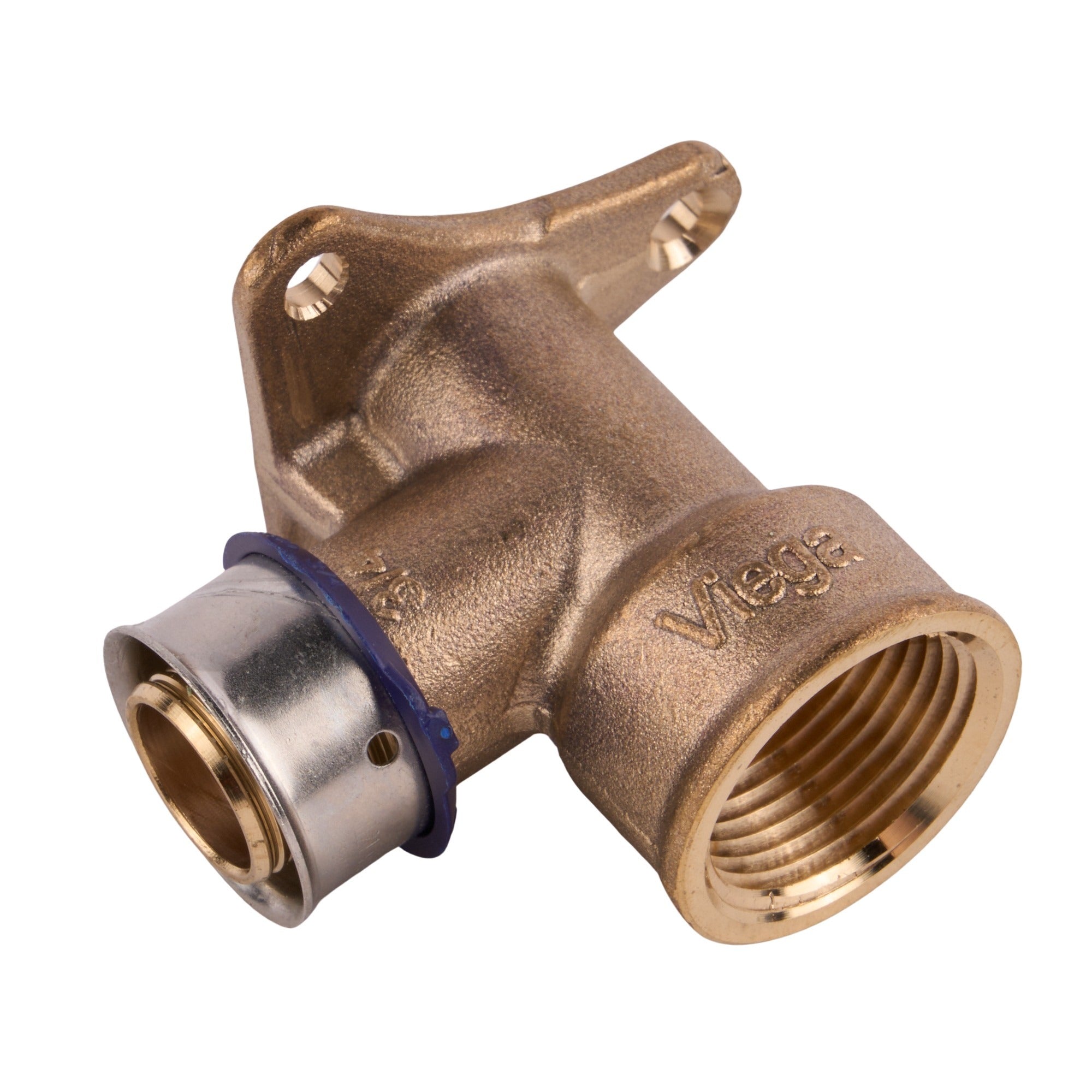 Viega Press Bronze Drop Ear 90° Elbow Press x FPT (Lead Free) - APEX Supply Co.