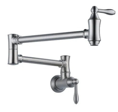 Delta Traditional Wall Mounted Pot Filler with Dual Swing Joints and 24" Extension - APEX Supply Co.