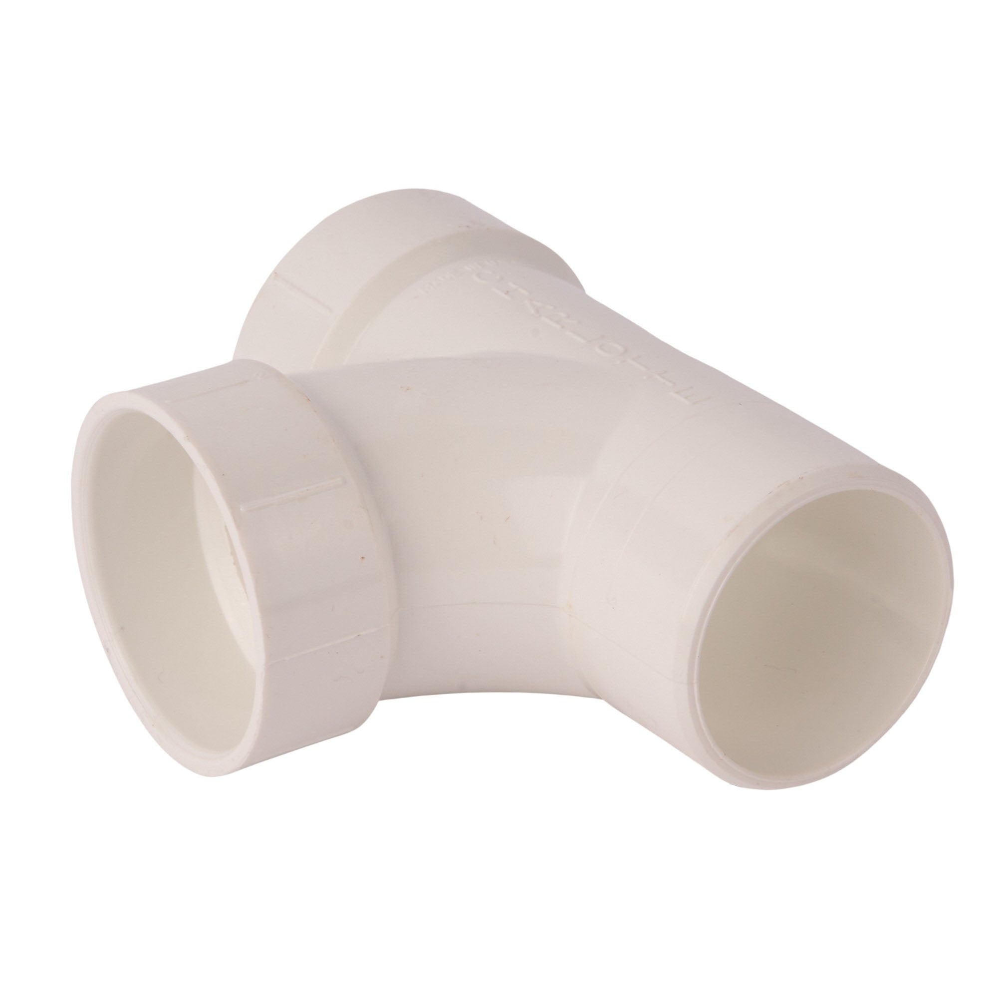 PVC DWV Reducing Street Sanitary Tee (Socket x Socket x Spigot) 2"