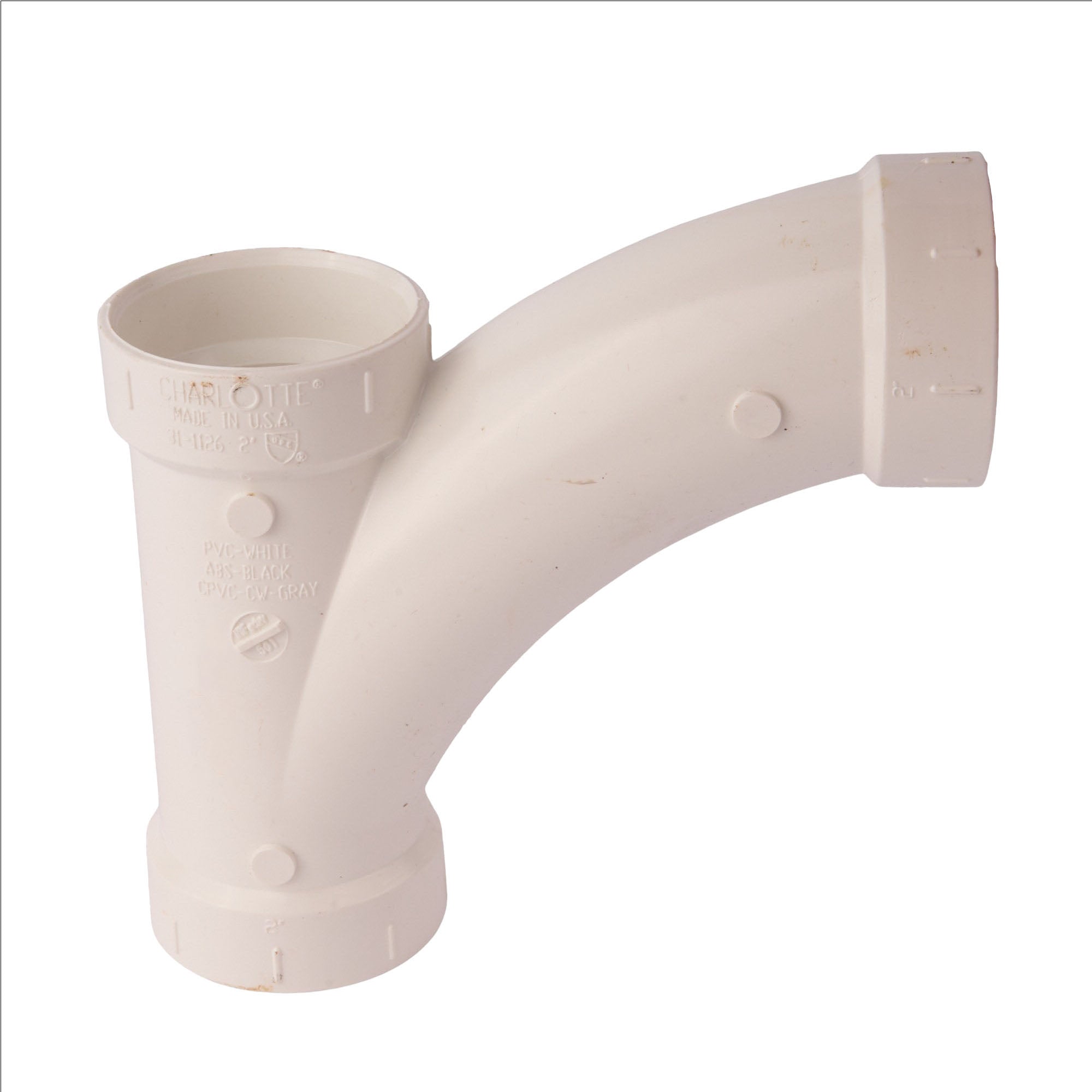 PVC DWV Combo Reducing Wye 2"
