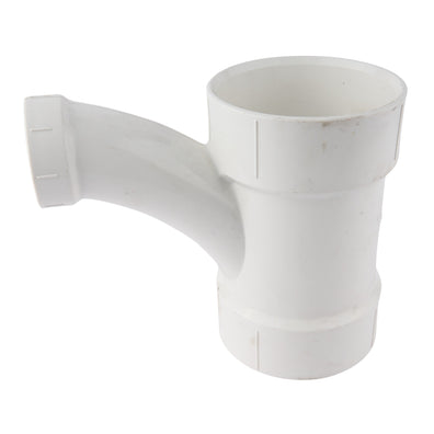 PVC DWV Combo Reducing Wye 4" x 4" x 2"