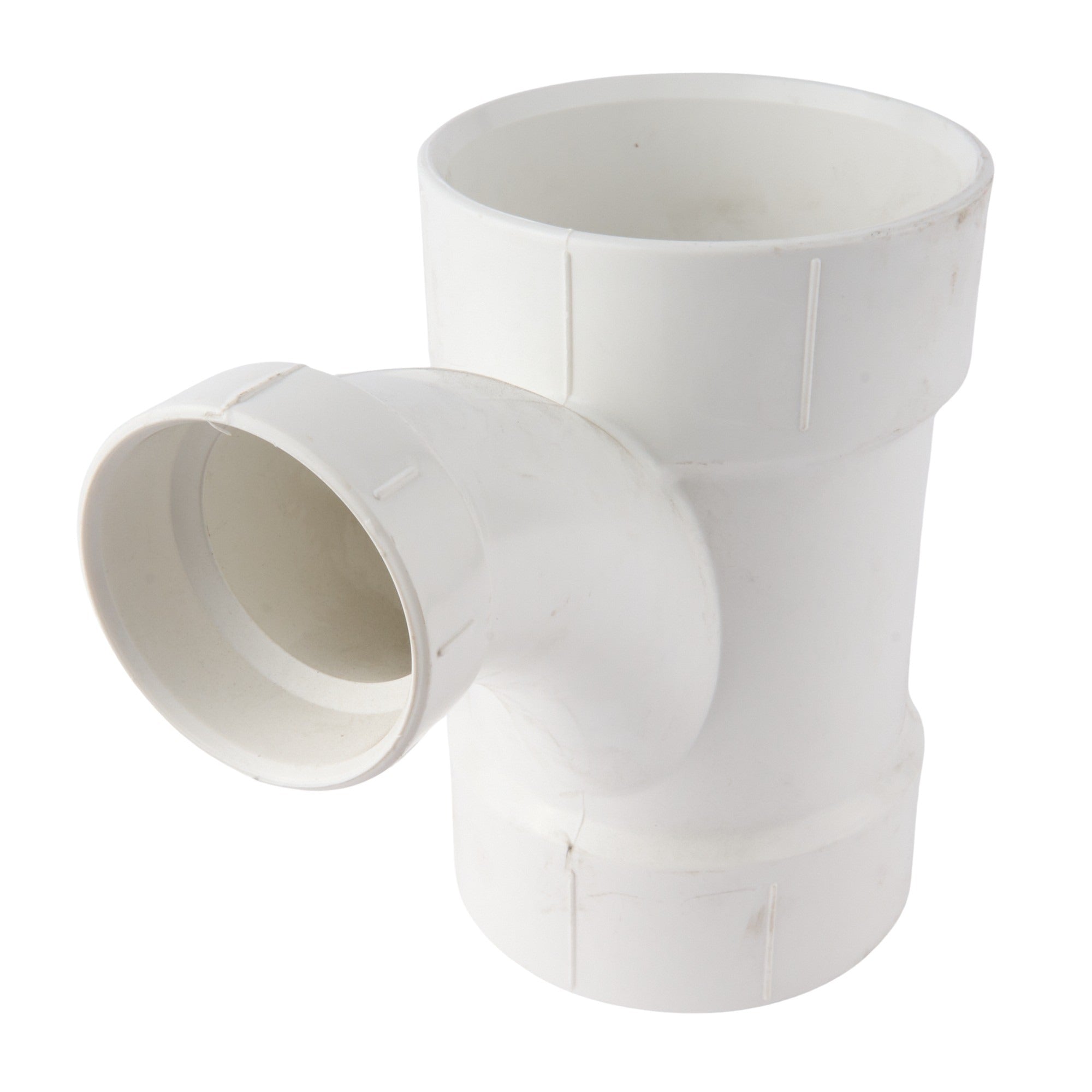 PVC DWV Combo Reducing Wye 4" x 4" x 2"
