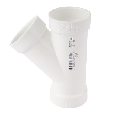 PVC DWV Reducing Wye 2"