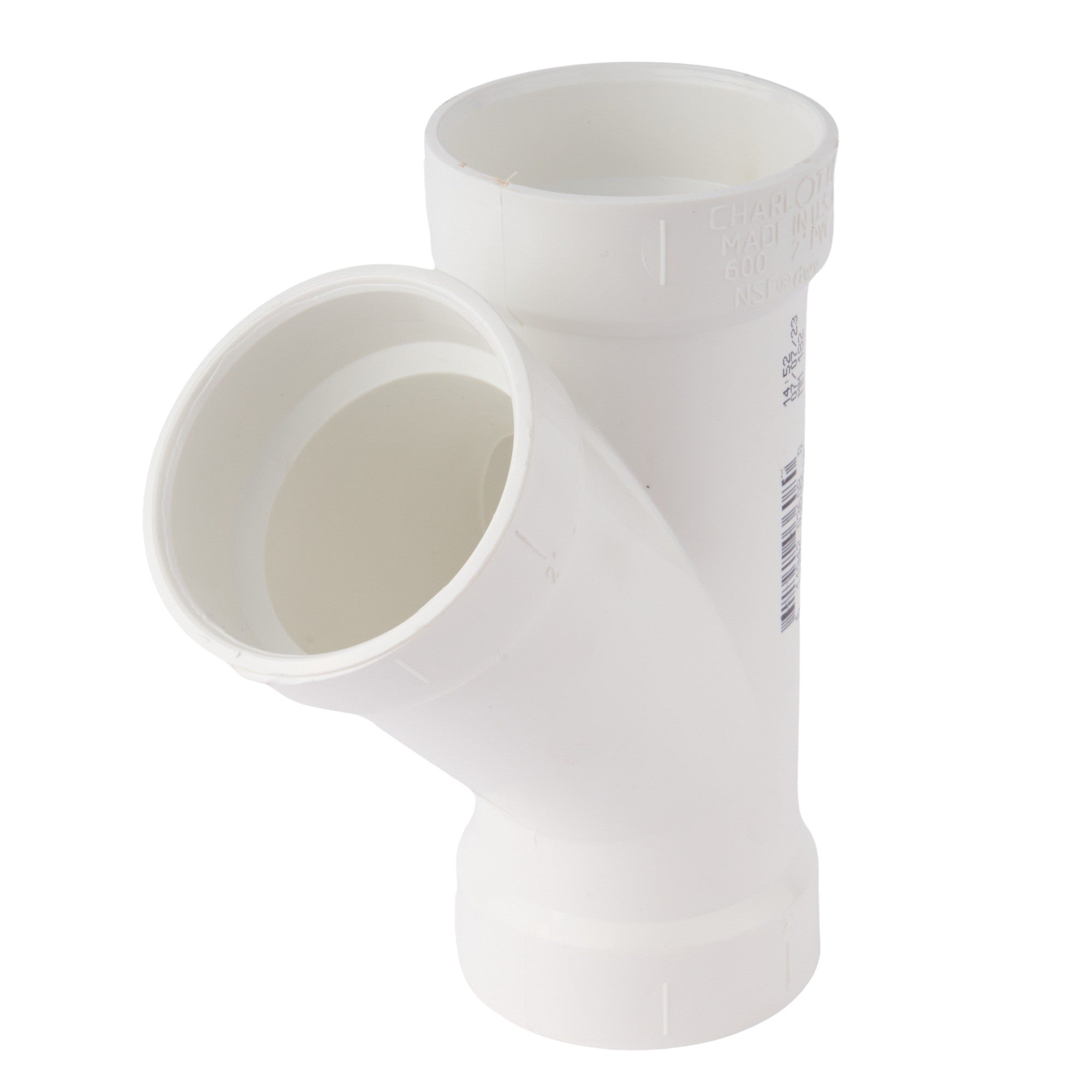 PVC DWV Reducing Wye 2"