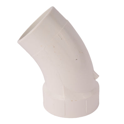 PVC DWV 45° Street Elbow (Socket x Spigot) 2"