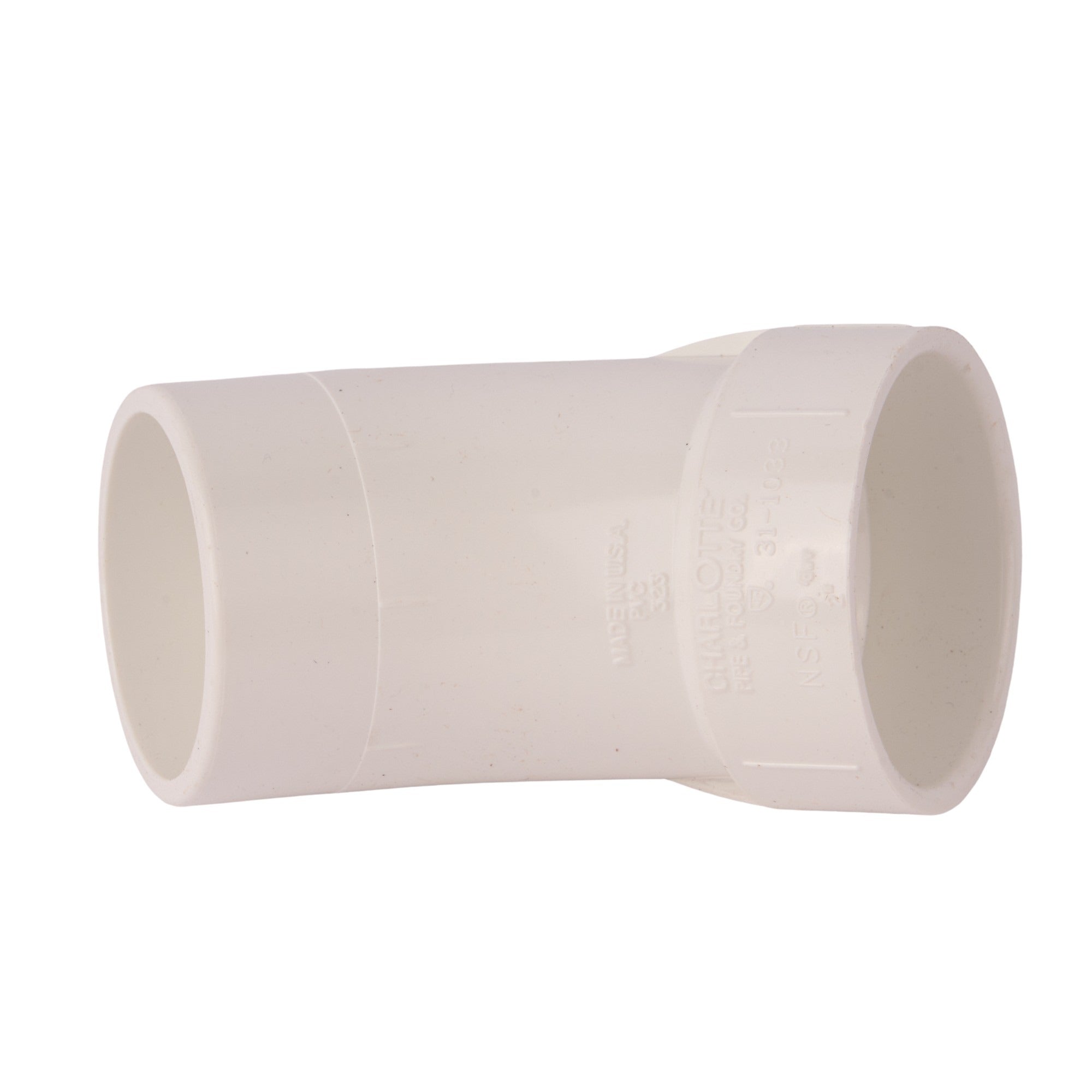 PVC DWV 45° Street Elbow (Socket x Spigot) 2"