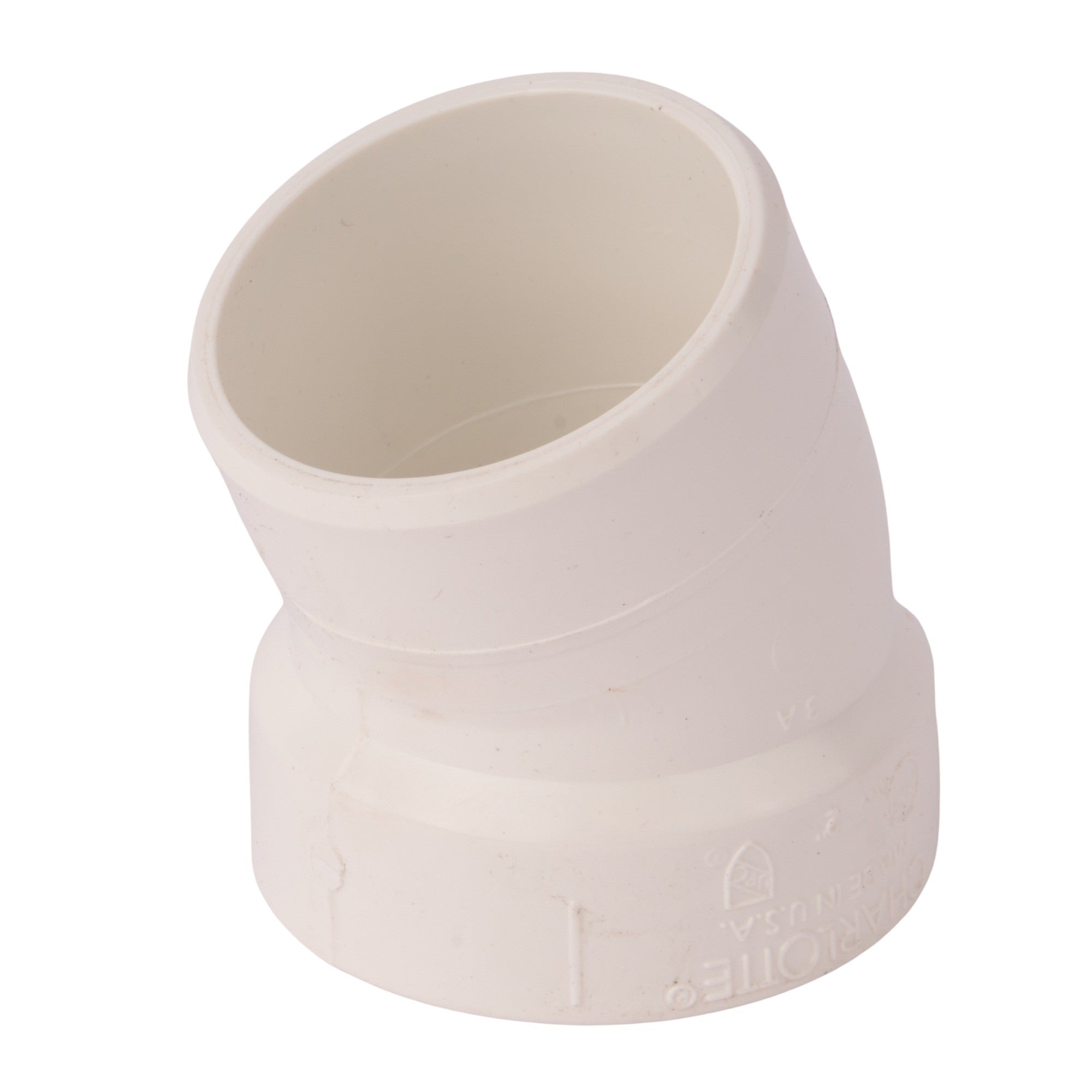 PVC DWV 22.5° Street Elbow (Socket x Spigot) 2"