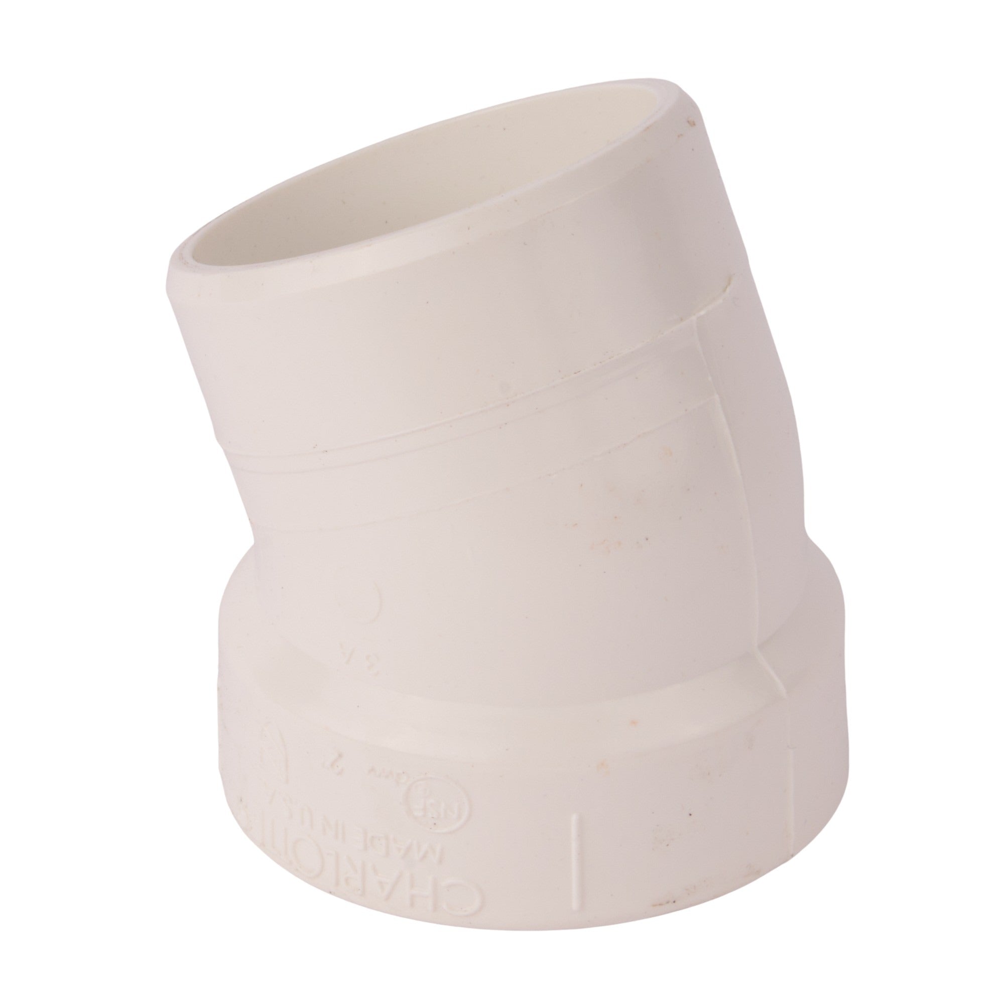 PVC DWV 22.5° Street Elbow (Socket x Spigot) 2"