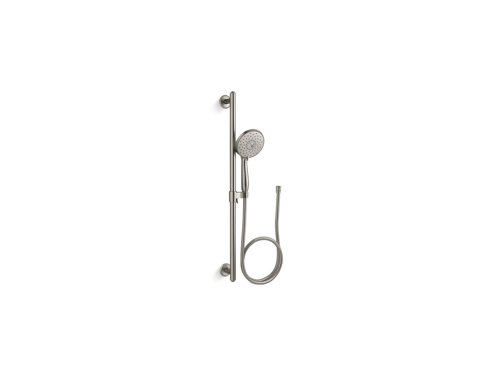 Kohler Forte 2.5 Multi Function Hand Shower Package with Air-Induction Technology - Includes Slide Bar and Hose - APEX Supply Co.
